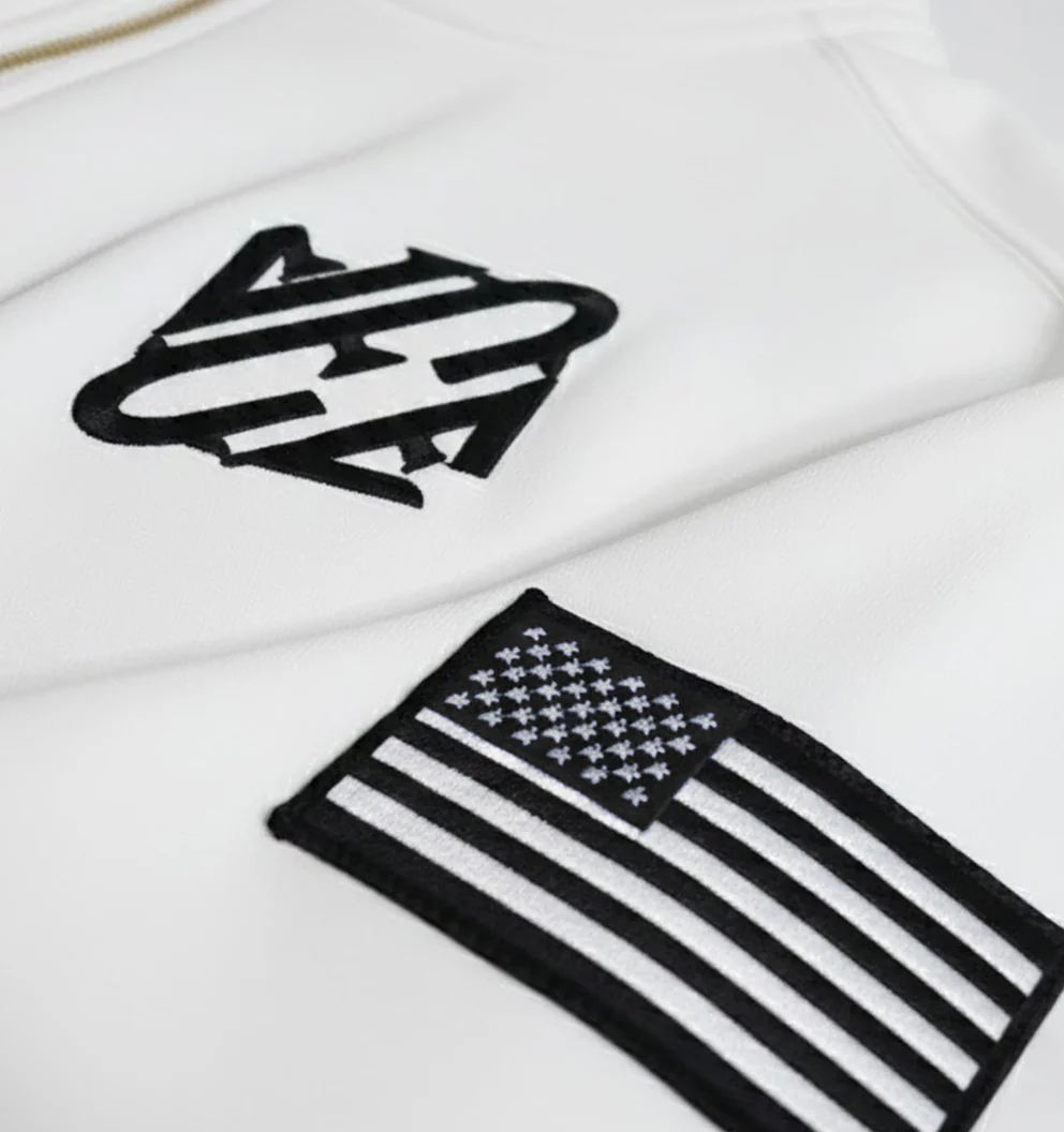 Jeffrey Epstein White Quarter Zip